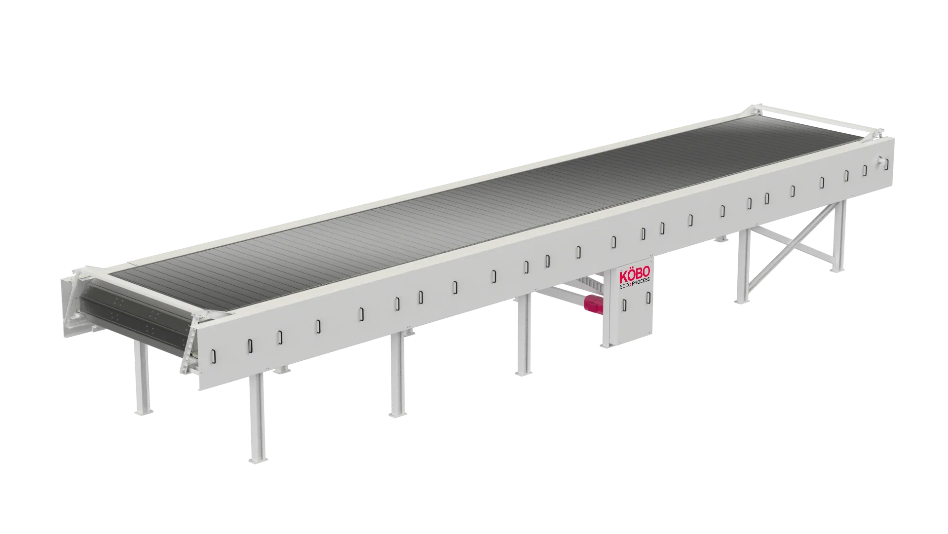 Plattenbandförderer